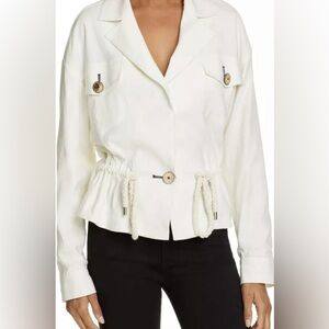 Veronica Beard Magni Linen Blend Jacket
